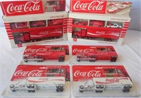 Lot of 6 Die-Cast Coca Cola Truck in original pkg