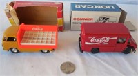 Lot of 2 Die-Cast Coca-Cola Trucks-Original pkg