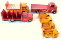 Lot of 7 Asstd. Coca-Cola Trucks-1 Wind-up/1