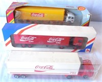 Lot of 3 Coca-Cola Trucks in Original Pkg