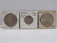 Greece and Hungary Silver Coins