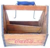 Wooden Coca-Cola Carrier-Paint fading