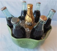 Vernonware Coca-Cola Bowl w/bottles