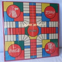 Milton Bradley Parcheesi Board w/Coca-Cola ad
