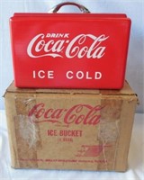 Wooden Coca-Cola Ice Bucket in Original box