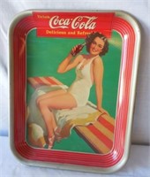 Coca-Cola Tray 1939 10 1/2 x 13 in