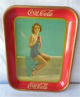 Coca-Cola Tray 1933 Francis Dee 10 1/2 x 13 in