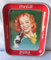 Coca-Cola Tray 1950s 10 1/2 x 13 in