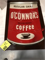 O'CONNORS COFFEE SIGN (PLASTIC)