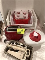 RED TOASTER, GE PEELING WAND, VAPORIZER, STORAGE