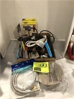 EXTENSION CORDS, PICTURE HANGERS, SCREWDRIVERS,