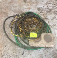 drop cords and garden hose