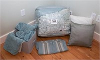 K sz comforter, sheets, etc.