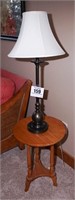 Table 23" t x 16" d & lamp