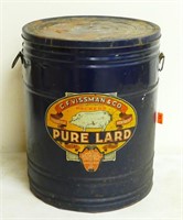 Antique C. F. Vissman & Co. Lard Advertising Can