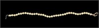 Ross + Simons Pearl Bracelet with Diamond and 14K