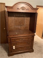Entertainment center w/3 drawers 44"W