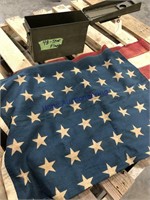 Ammo box w/ 48-star flag(printed)