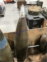 Artillery shell, approx 36" tall