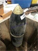 Artillery shell, approx 25" tall