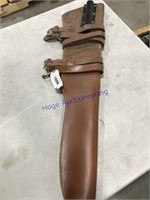 Long gun leather holster