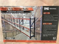 39 Linear Feet Heavy Duty Steel Storage shelving