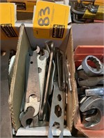 Assorted Flat Wrenches for Grinders