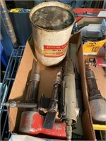 Lot Pneumatic Chisels & ARO Grease
