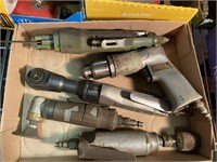 Lot Air Tools: Saw, Drill, Ratchet & Die Grinders