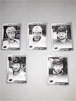 Lot of 5 2017-18 UD Portraits cards