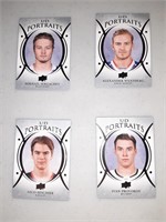 Lot of 4 2018-19 UD Portraits cards