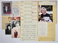 Doris Day & Victor Young Ephemera - Signed Photo