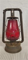 Vintage Red Globe Lantern Watertown N.Y.