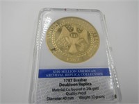 1787 Brasher Doubloon Replica Proof