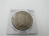 1922-P Peace Dollar, Silver