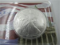 2004 Silver American Eagle, One Dollar, UNC