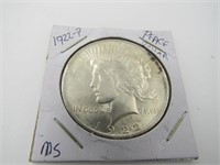 1922-P Peace Dollar, MS