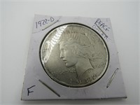 1922-D Peace Dollar, F