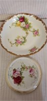 Antique Victorian Style Limoges Decorative Plates