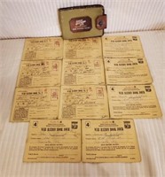 1940's Great Northern Life War Ration Books