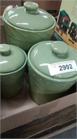 Green Canister Set