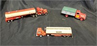 Die cast and plastic semi