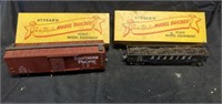 Two athearn model trains
