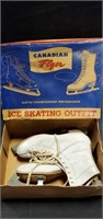 Canadian flyer ice skates with original box