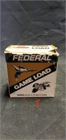 Federal game load 12 gauge shotgun shells