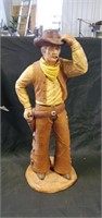 "A hired hand" plaster figurine