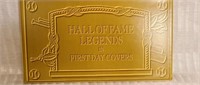 Hall of Fame legends first day covers stamps