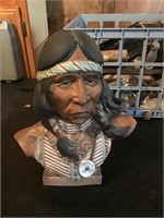 Native American bust