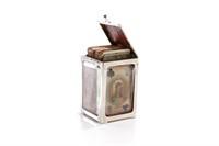 ENGLISH SILVER NOVELTY PLAYING CARD CASE
