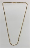 14k Rope Chain Necklace 8.2g